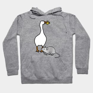 Gaming White Goose Steals Crown from Metal Rat Hoodie